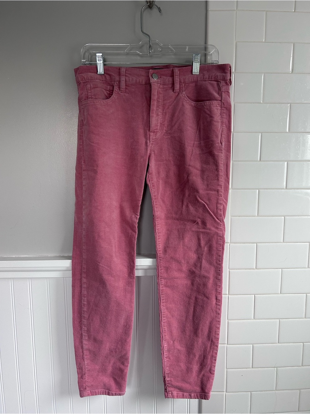 J Crew Factory Pink Corduroy pants